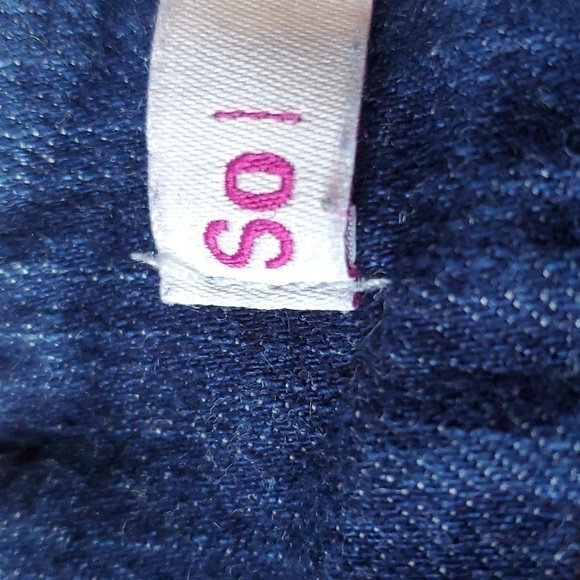 SO low rise favorite midi distressed denim shorts Sz 3preloved EUC - Picture 5 of 14